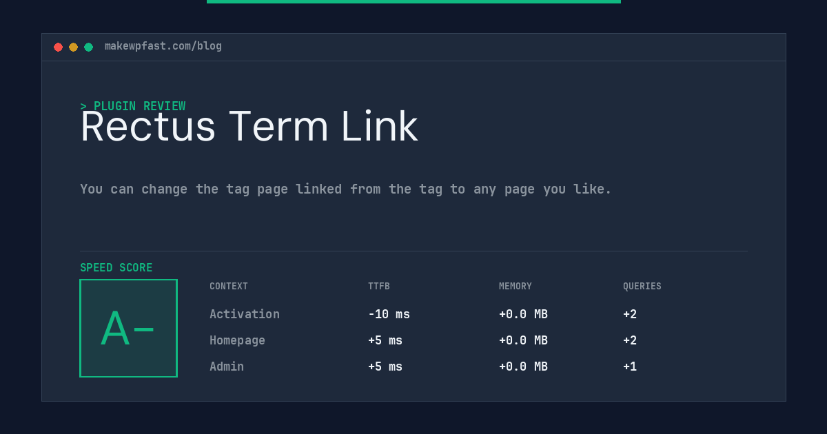 Rectus Term Link - MakeWPFast