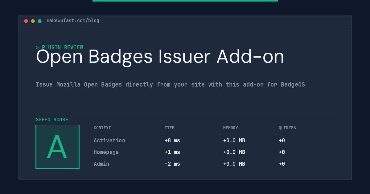 Open Badges Issuer Add-on - MakeWPFast