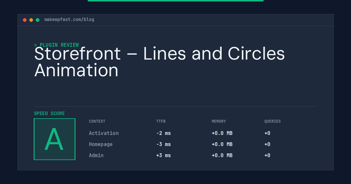 Storefront – Lines and Circles Animation - MakeWPFast