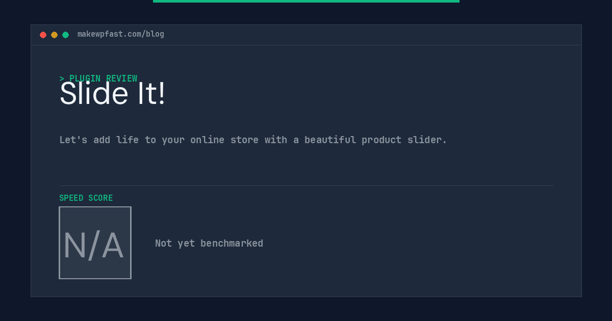 Slide It! - MakeWPFast