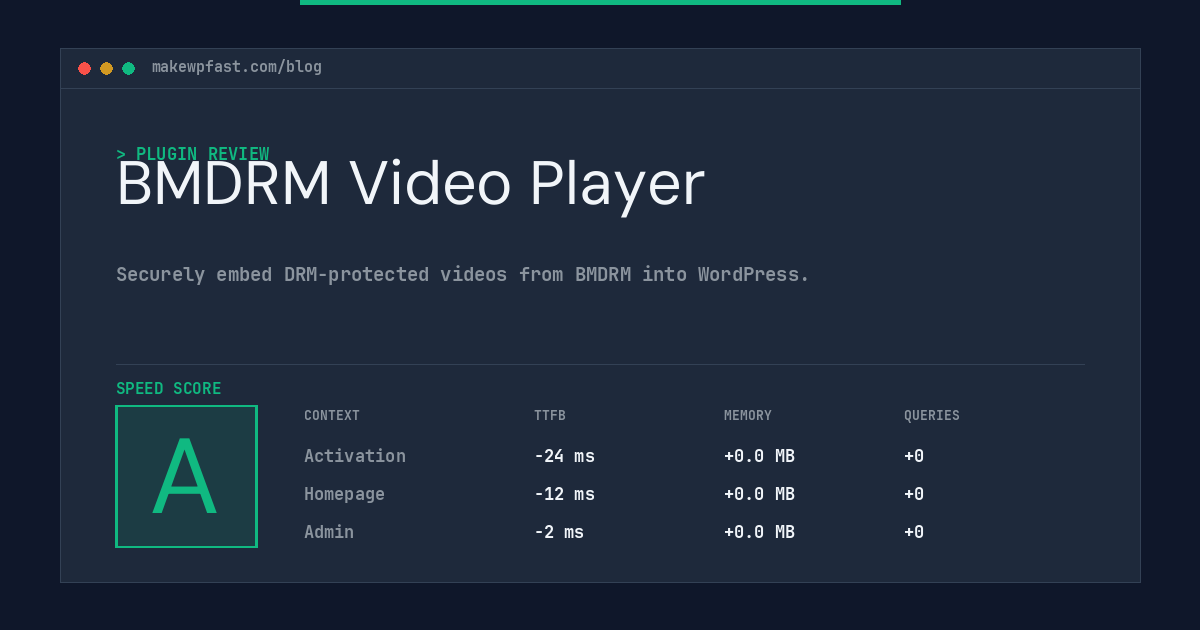 BMDRM Video Player - MakeWPFast
