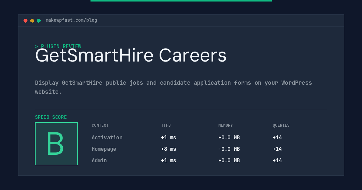 GetSmartHire Careers - MakeWPFast