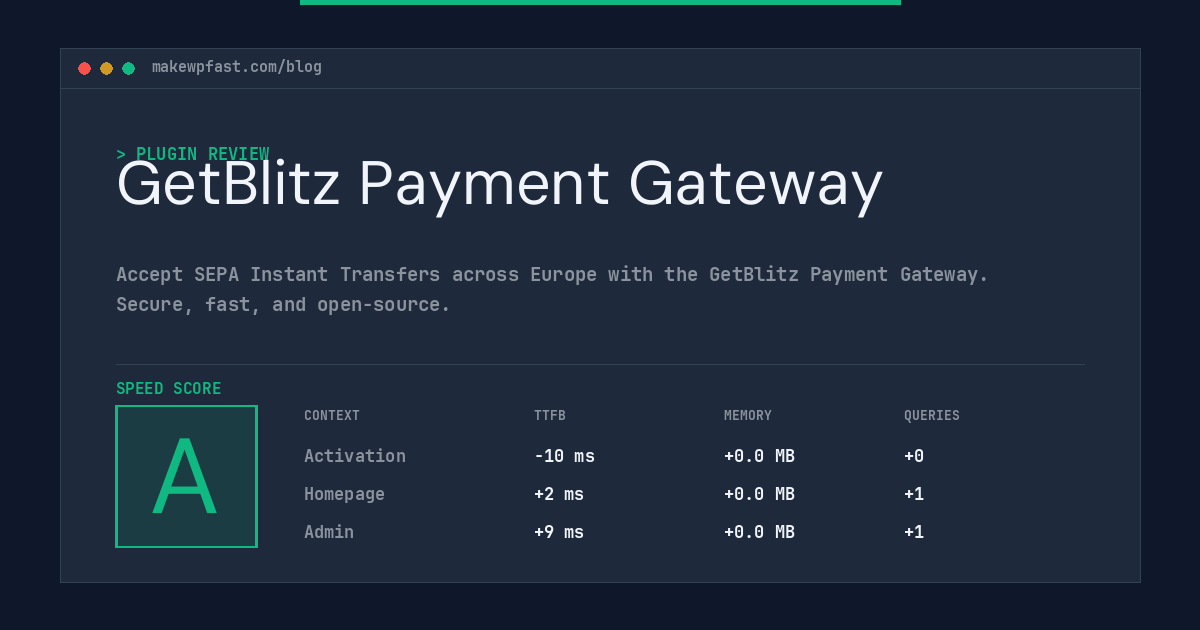 GetBlitz Payment Gateway - MakeWPFast