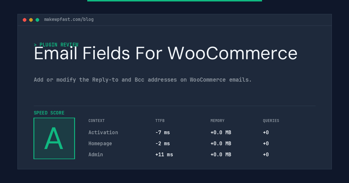 Email Fields For WooCommerce - MakeWPFast