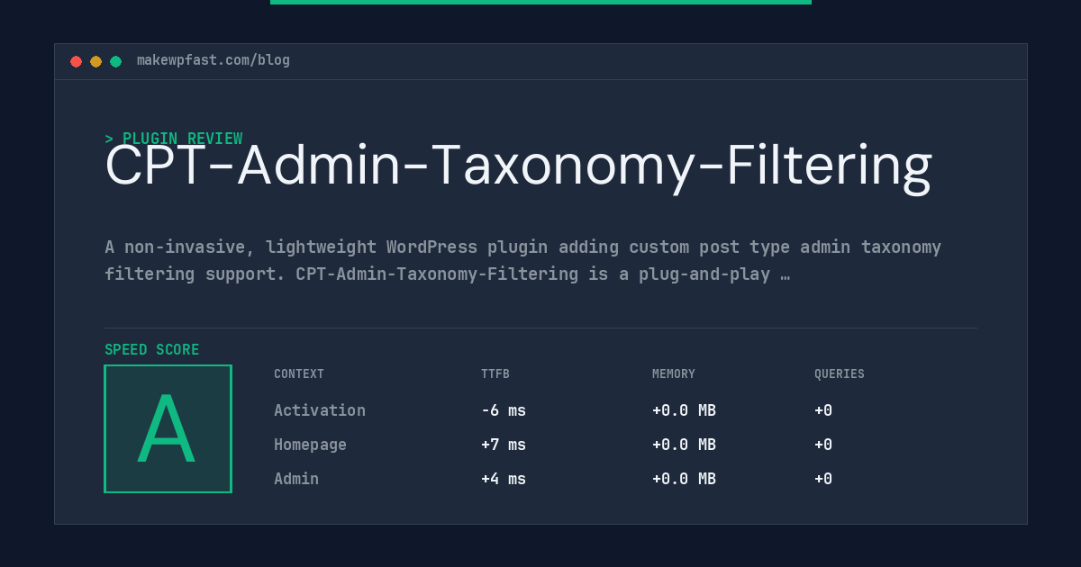 CPT-Admin-Taxonomy-Filtering - MakeWPFast