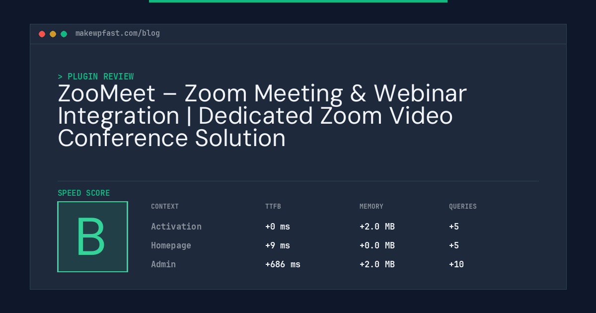 ZooMeet – Zoom Meeting & Webinar Integration | Dedicated Zoom Video Conference Solution - MakeWPFast