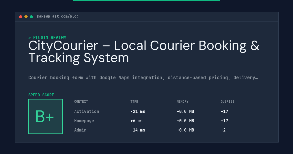 CityCourier – Local Courier Booking & Tracking System - MakeWPFast