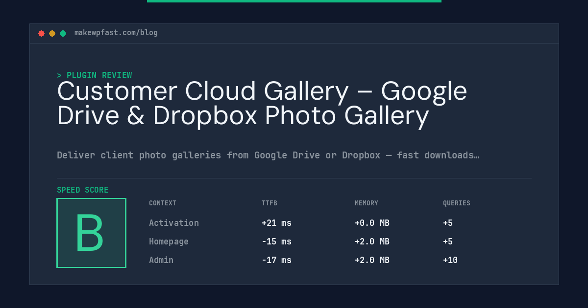 Customer Cloud Gallery – Google Drive & Dropbox Photo Gallery - MakeWPFast
