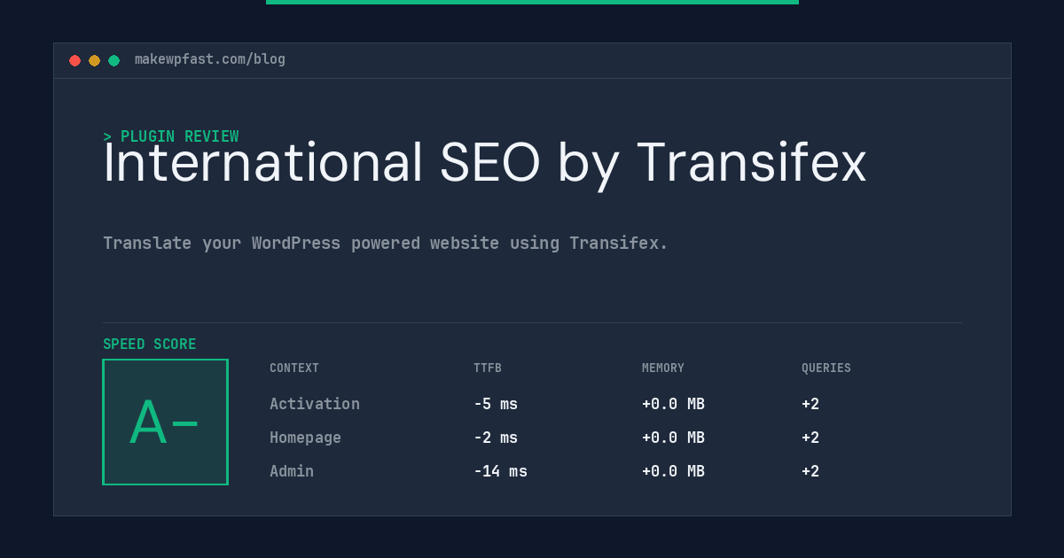 International SEO by Transifex - MakeWPFast