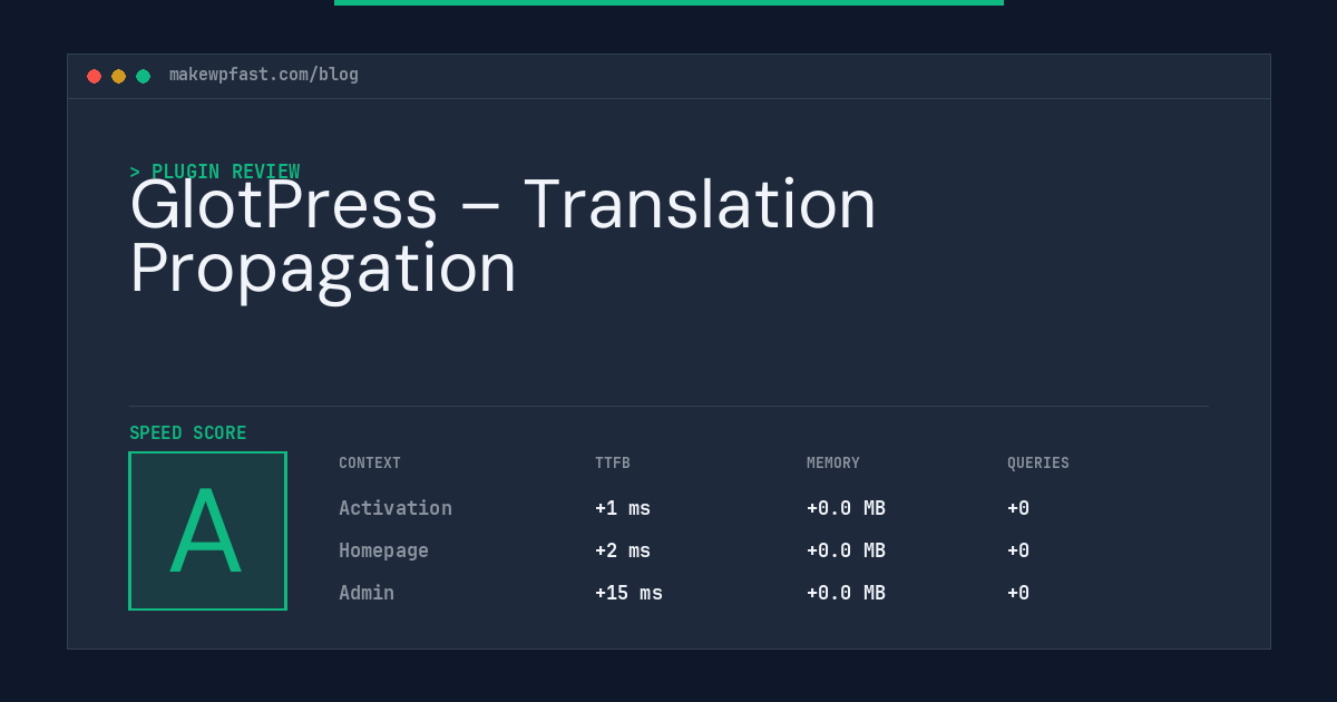 GlotPress – Translation Propagation - MakeWPFast