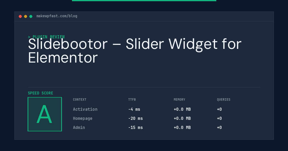 Slidebootor – Slider Widget for Elementor - MakeWPFast
