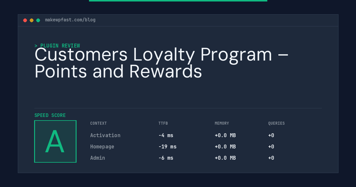 Customers Loyalty Program – Points and Rewards - MakeWPFast