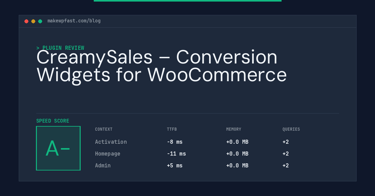 CreamySales – Conversion Widgets for WooCommerce - MakeWPFast