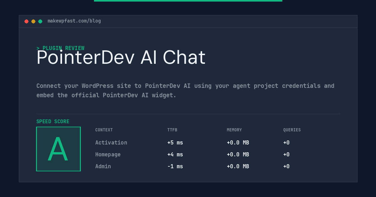 PointerDev AI Chat - MakeWPFast