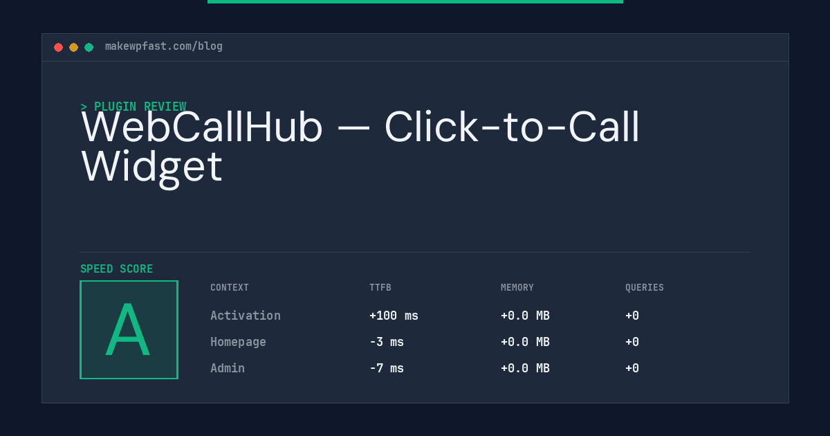 WebCallHub — Click-to-Call Widget - MakeWPFast