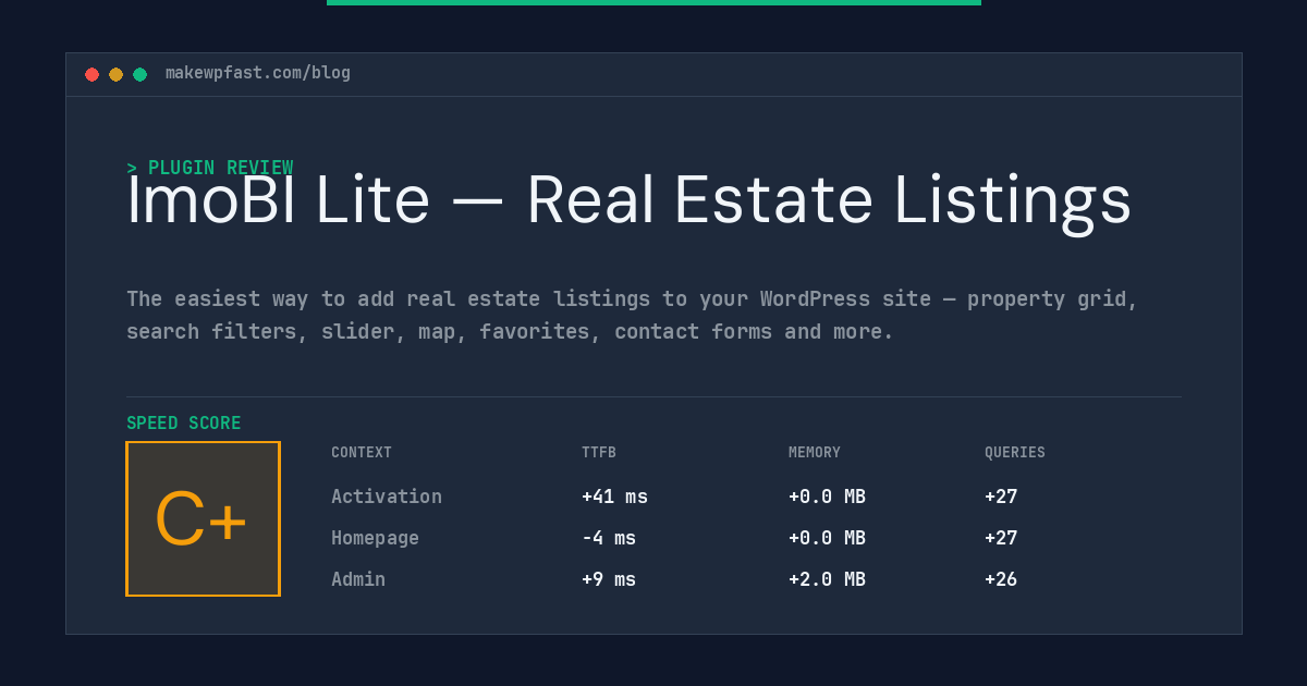 ImoBI Lite — Real Estate Listings - MakeWPFast