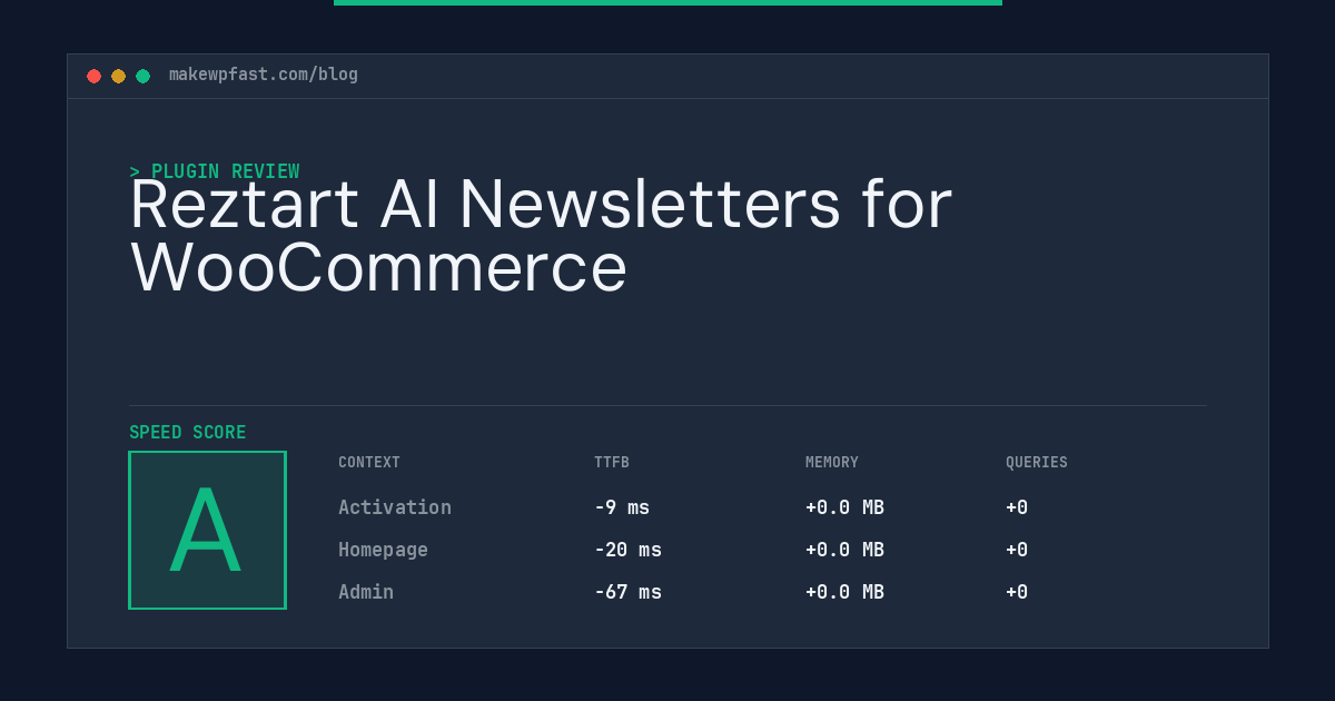 Reztart AI Newsletters for WooCommerce - MakeWPFast