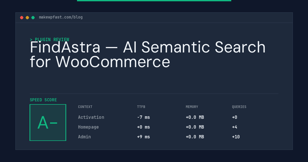 FindAstra — AI Semantic Search for WooCommerce - MakeWPFast