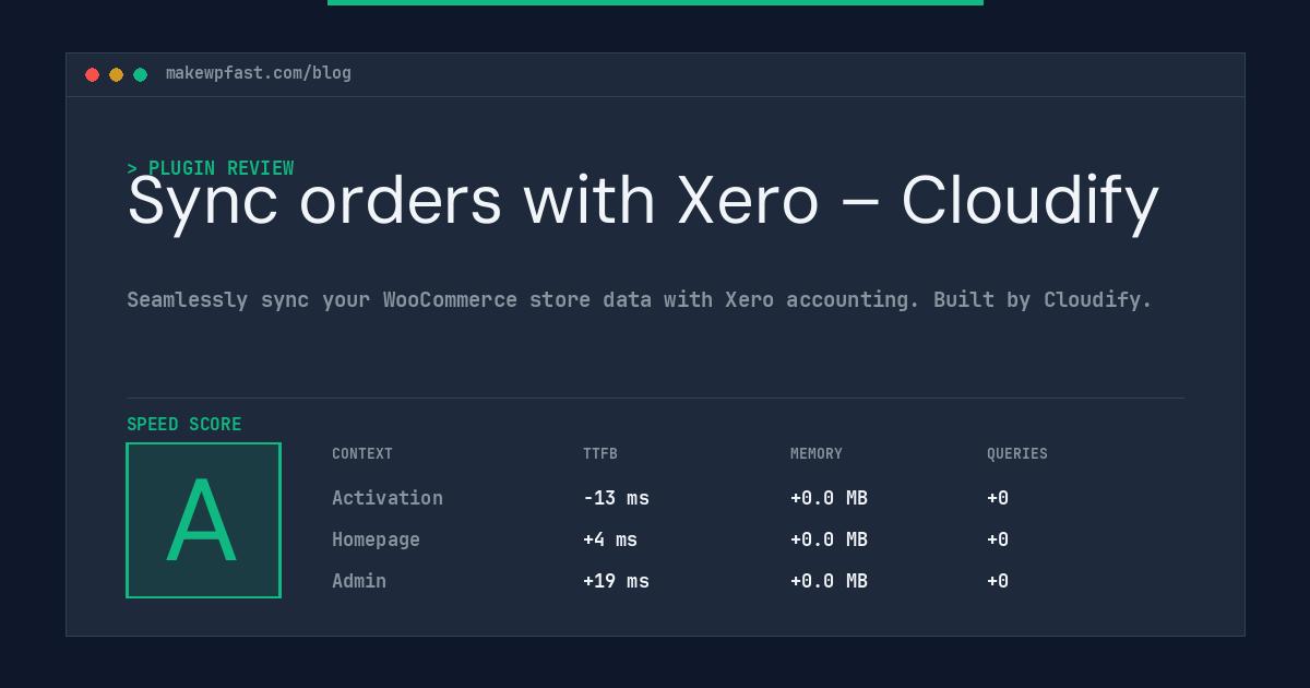 Sync orders with Xero – Cloudify - MakeWPFast