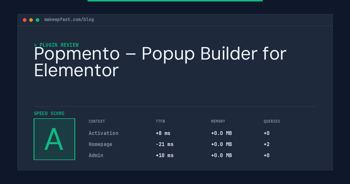 Popmento – Popup Builder for Elementor - MakeWPFast