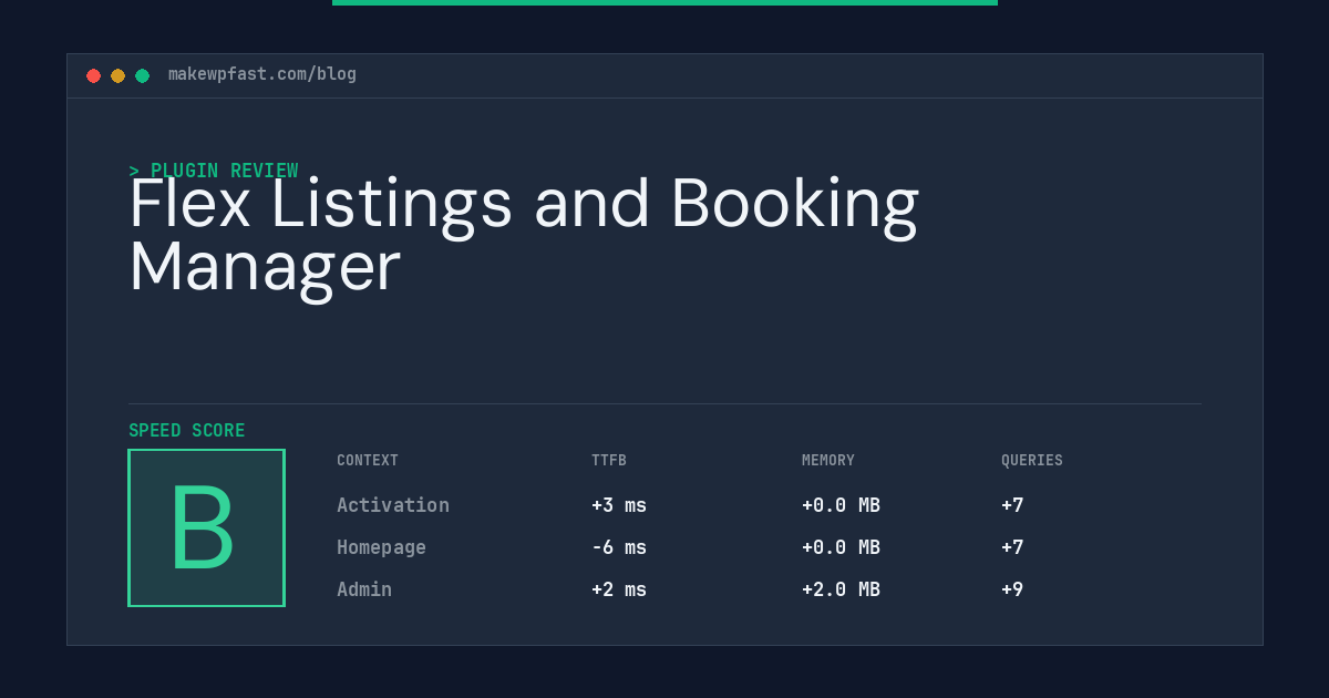 Flex Listings and Booking Manager - MakeWPFast