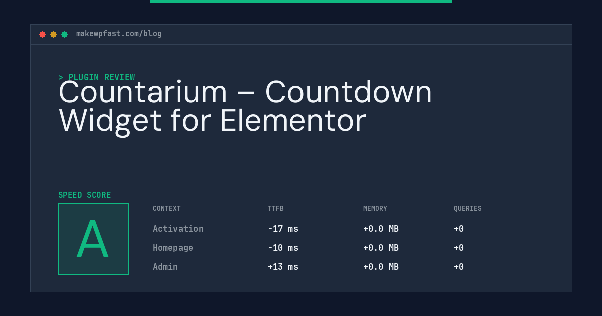 Countarium – Countdown Widget for Elementor - MakeWPFast