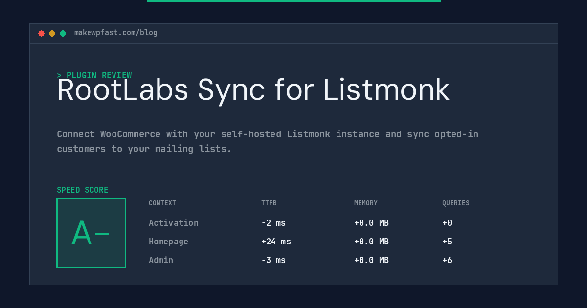 RootLabs Sync for Listmonk - MakeWPFast