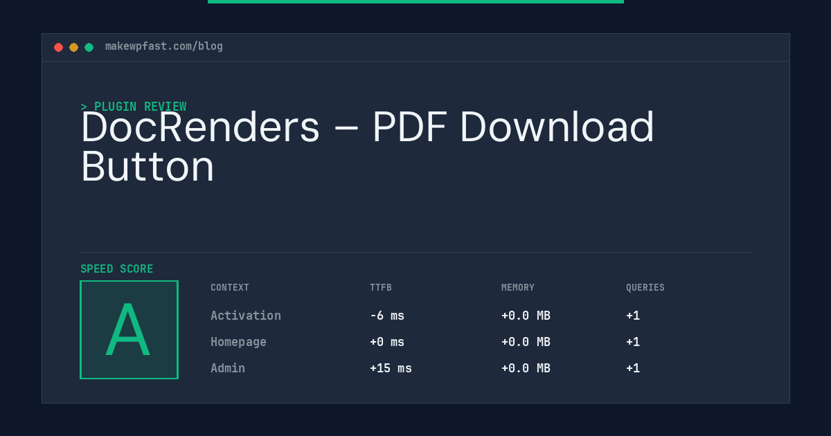 DocRenders – PDF Download Button - MakeWPFast