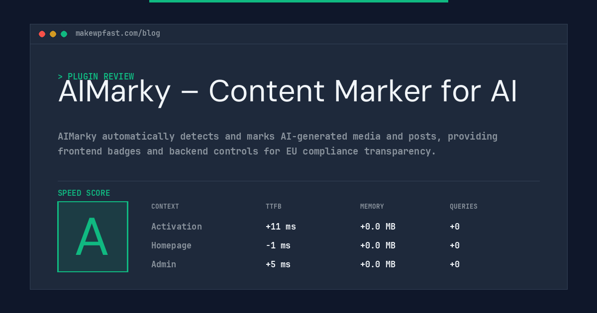 AIMarky – Content Marker for AI - MakeWPFast