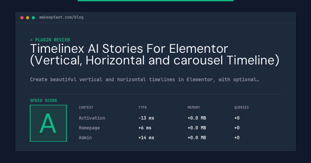 Timelinex AI Stories For Elementor (Vertical, Horizontal and carousel Timeline) - MakeWPFast