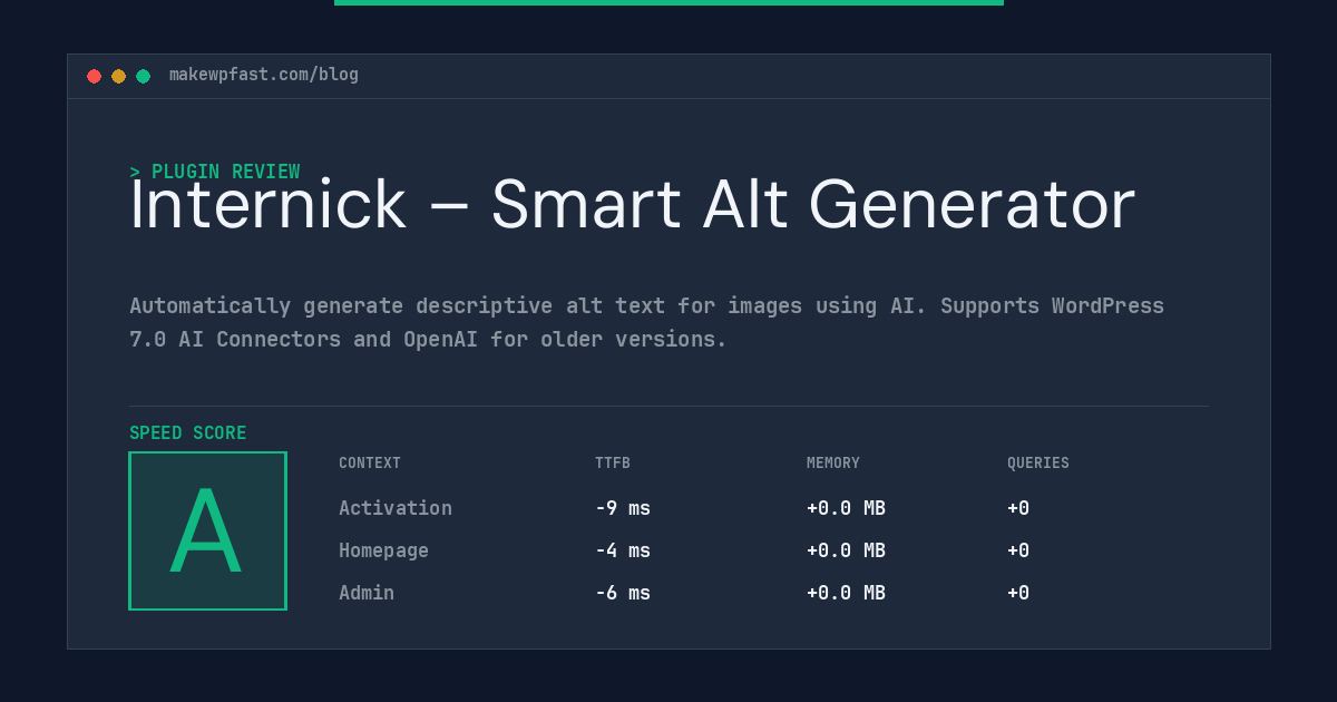 Internick – Smart Alt Generator - MakeWPFast
