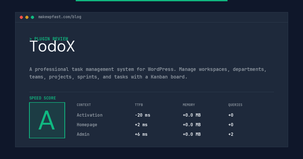 TodoX - MakeWPFast