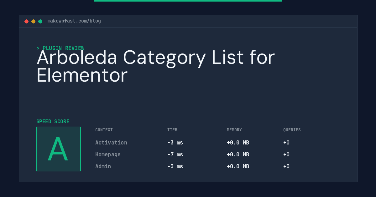 Arboleda Category List for Elementor - MakeWPFast
