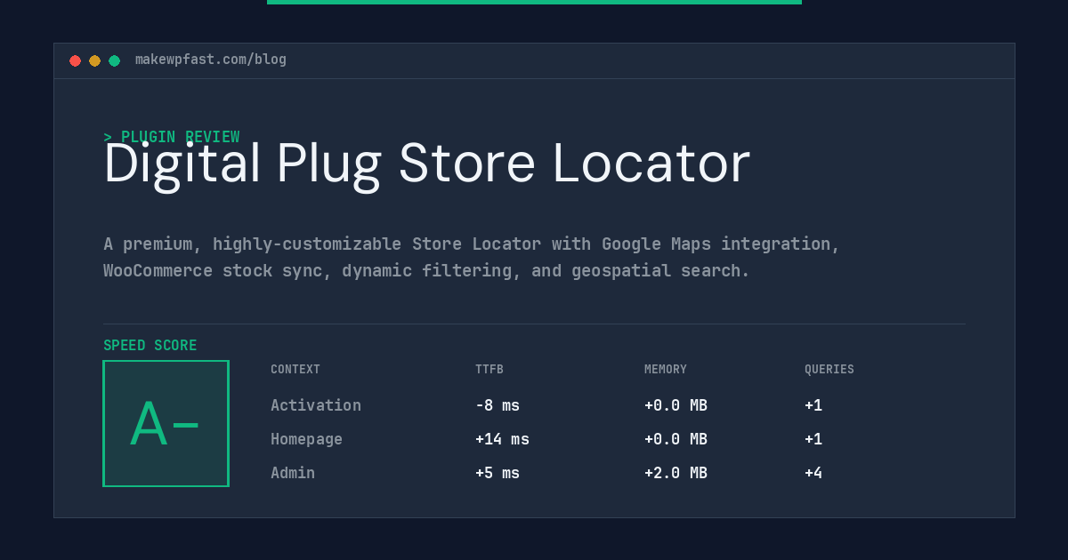 Digital Plug Store Locator - MakeWPFast