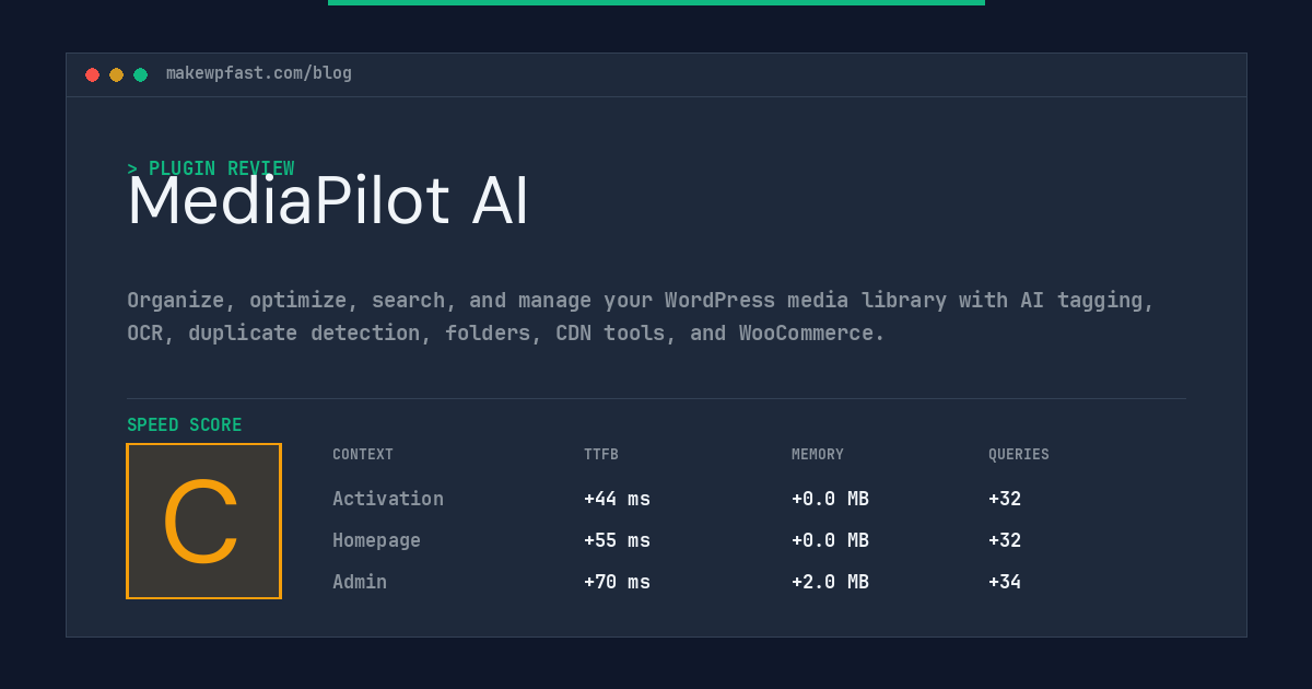 MediaPilot AI - MakeWPFast