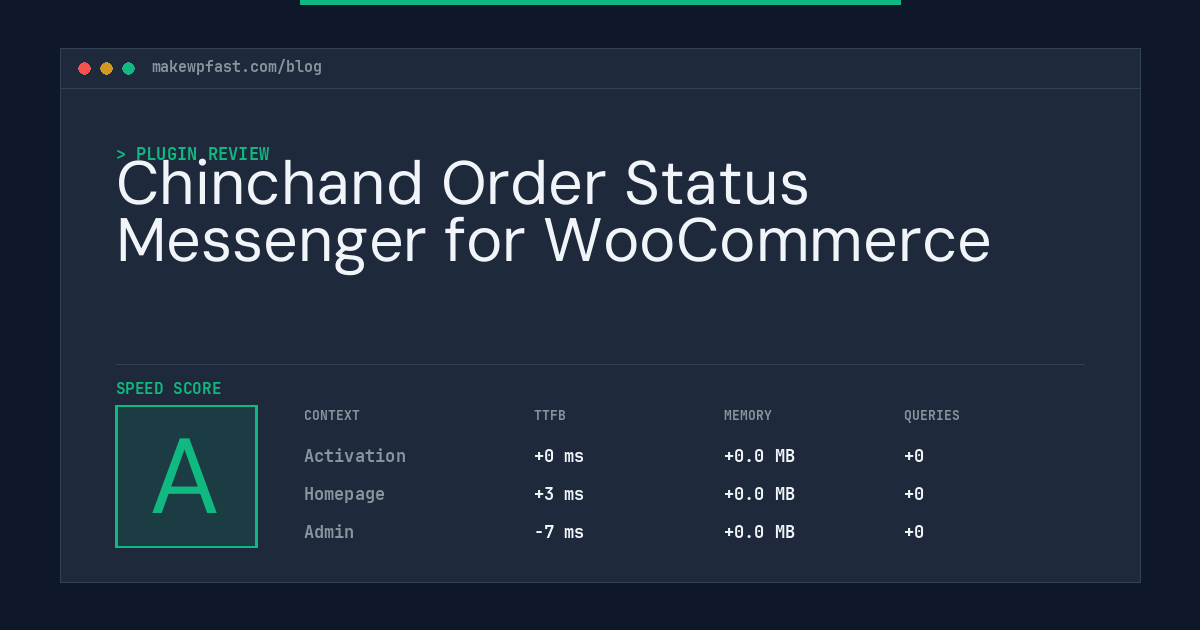 Chinchand Order Status Messenger for WooCommerce - MakeWPFast