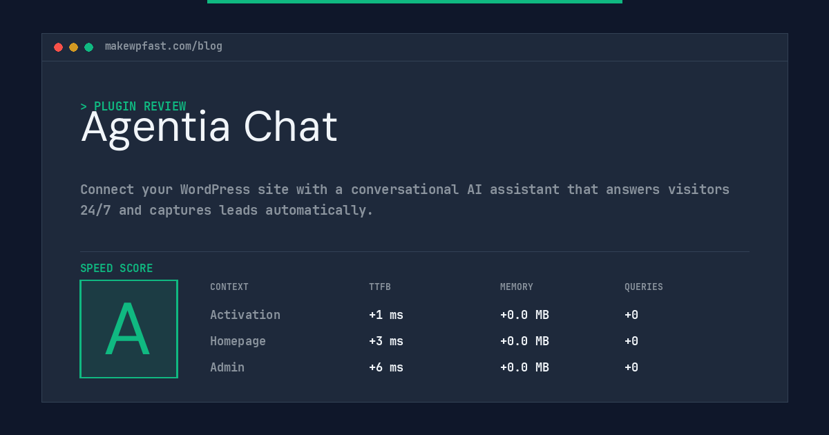 Agentia Chat - MakeWPFast