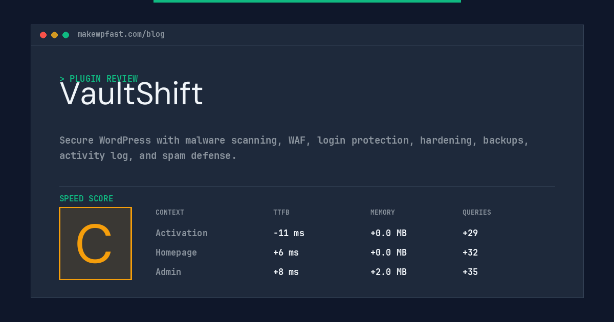 VaultShift - MakeWPFast