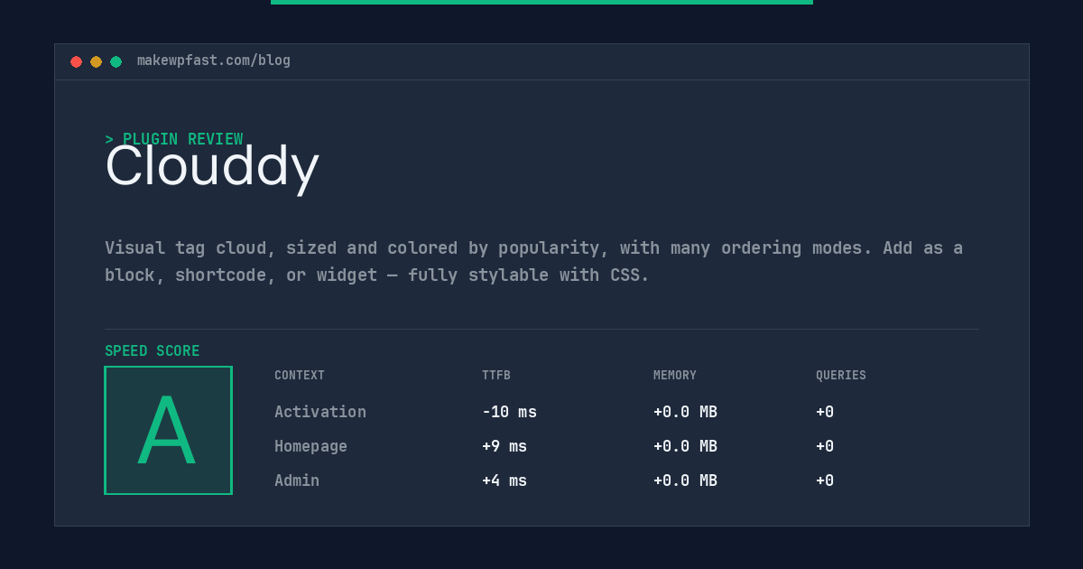 Clouddy - MakeWPFast