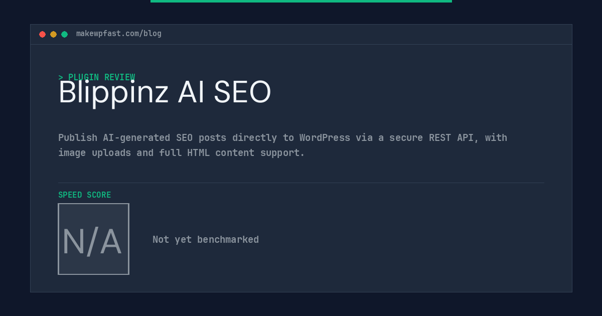 Blippinz AI SEO - MakeWPFast