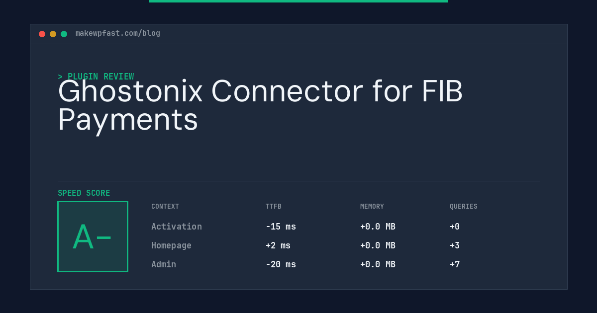 Ghostonix Connector for FIB Payments - MakeWPFast