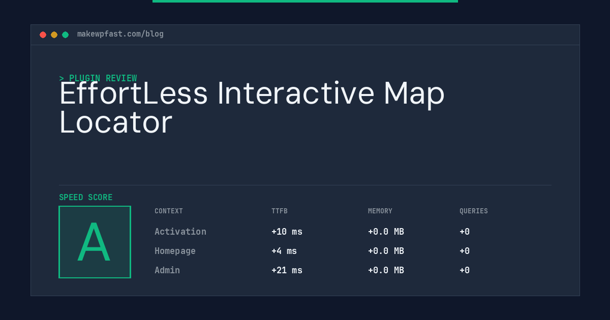 EffortLess Interactive Map Locator - MakeWPFast