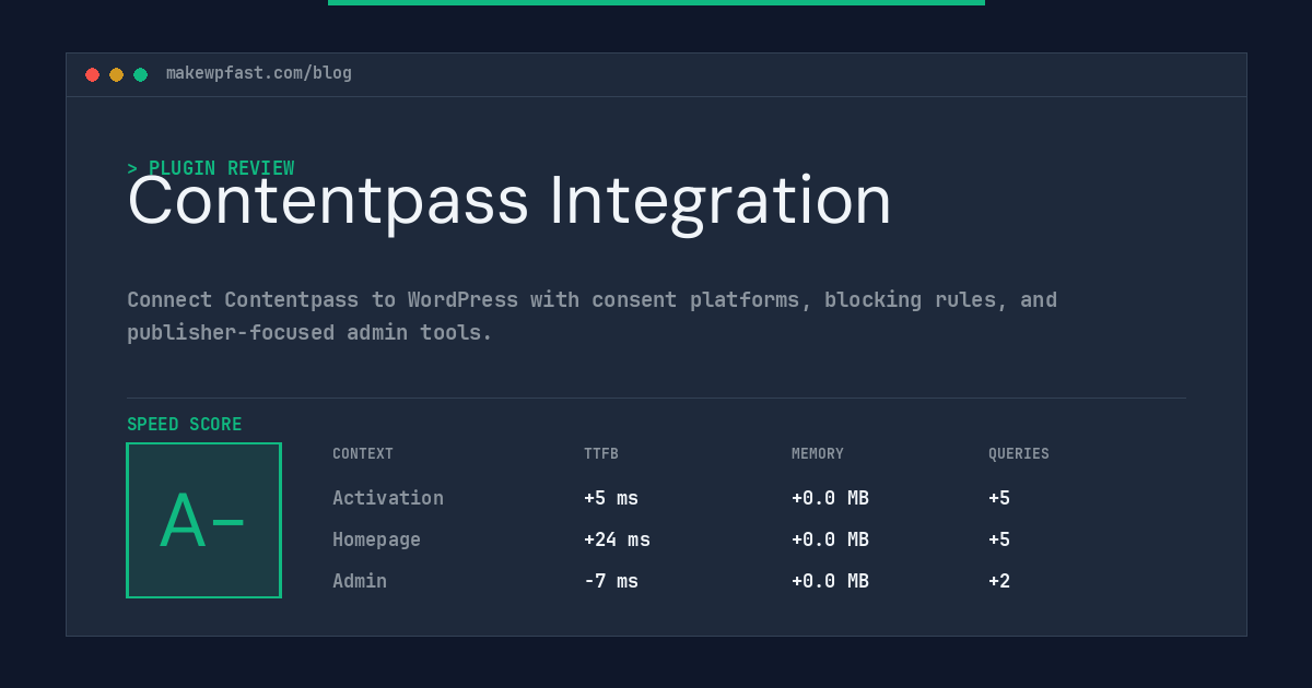 Contentpass Integration - MakeWPFast
