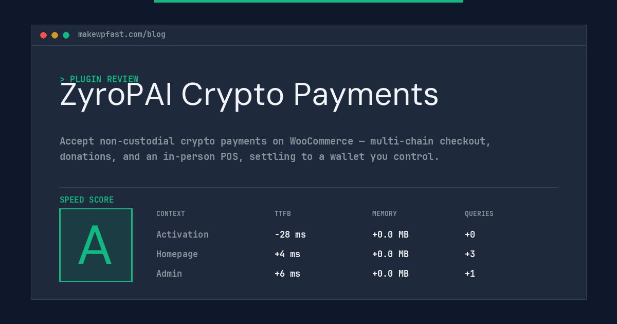 ZyroPAI Crypto Payments - MakeWPFast