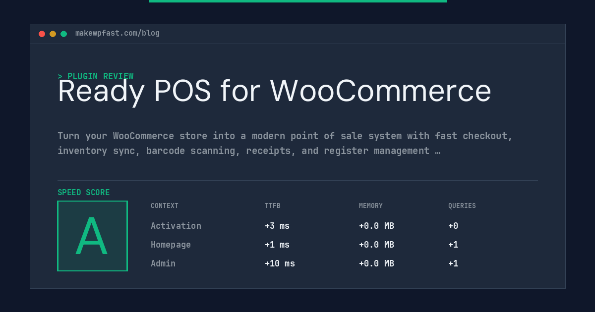 Ready POS for WooCommerce - MakeWPFast