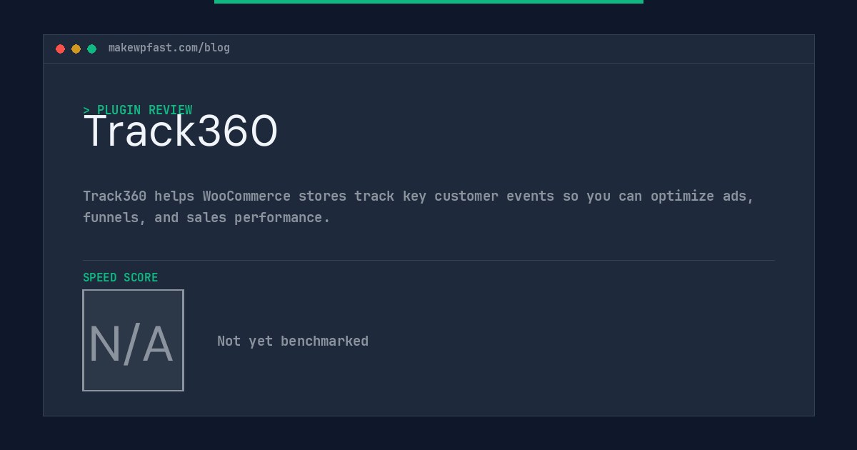 Track360 - MakeWPFast