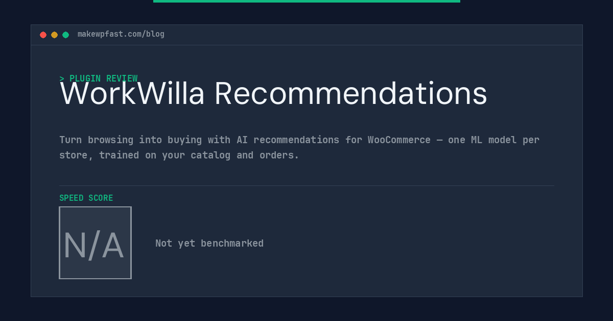 WorkWilla Recommendations - MakeWPFast