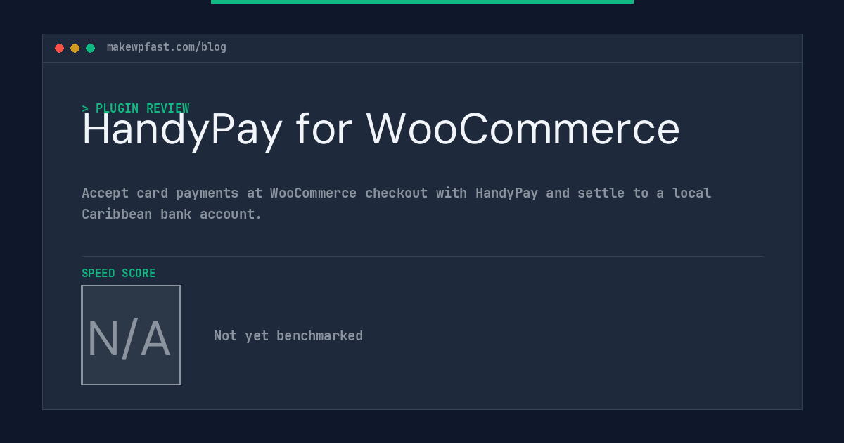 HandyPay for WooCommerce - MakeWPFast