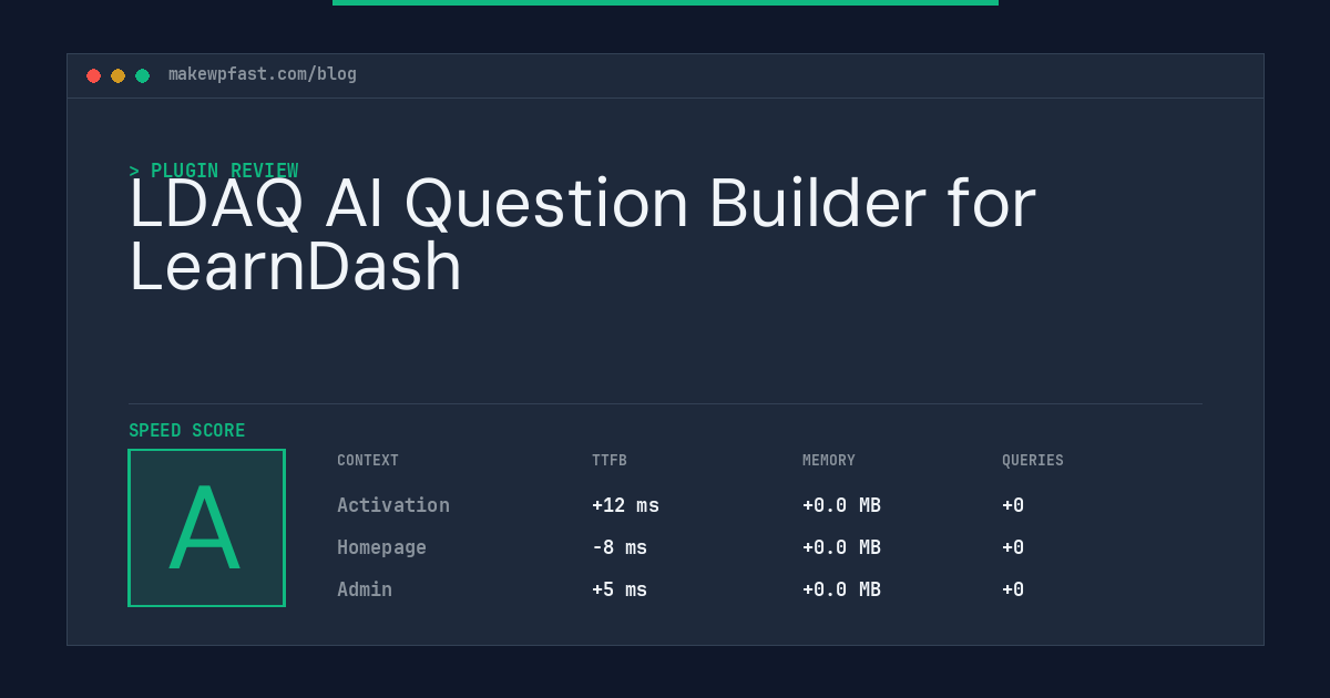 LDAQ AI Question Builder for LearnDash - MakeWPFast