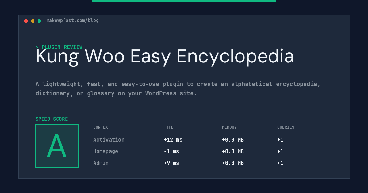 Kung Woo Easy Encyclopedia - MakeWPFast
